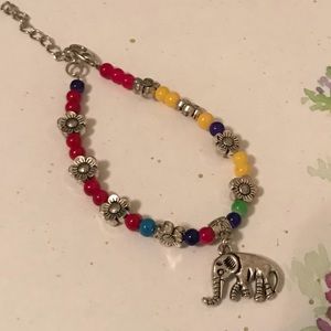 🔥Colorful boho elephant flower bracelet